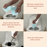 Toilet Cleaning Sheets Bundle – FREE Storage Tin