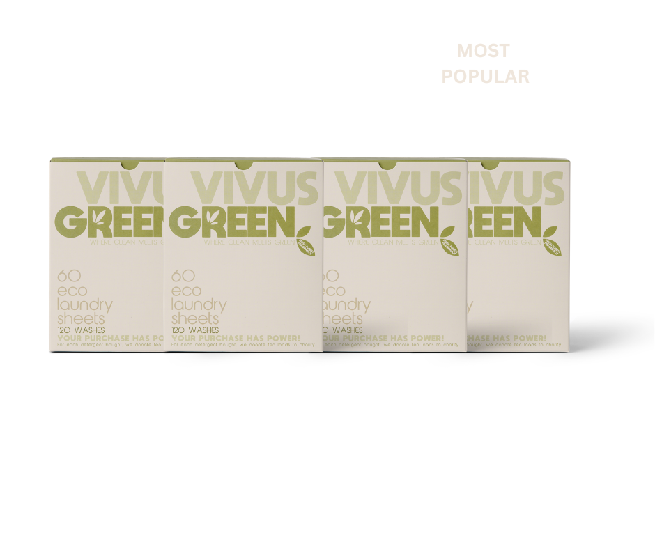 Eco Laundry & Dishwasher Sheets Bulk Bundle – 2 Boxes Each, Low Tox, Plastic-Free Cleaning